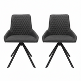 Odessey Pair of Grey Dining Chairs