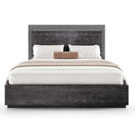 Onyx Storage Bedframe with LED Light - Bed Wooden Headboard Storage with LED Light 160 x 200cm Sterling Home 1