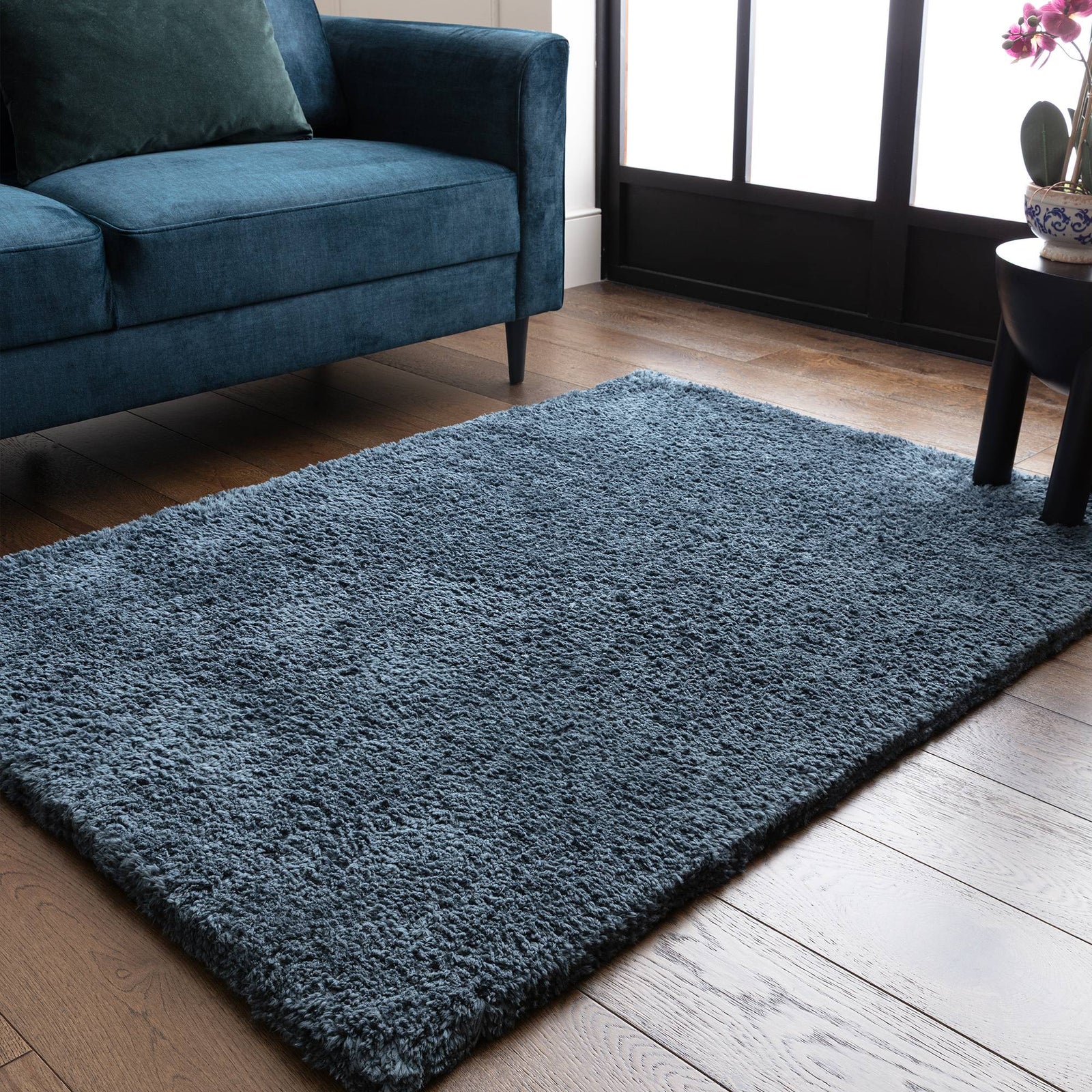 Olive Petrol Rug - Petrol GRS 80 x 150cm - 80cm x 150cm