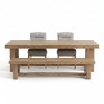 Origins Dining Table, 2 Avery Dining Chairs & Bench Set