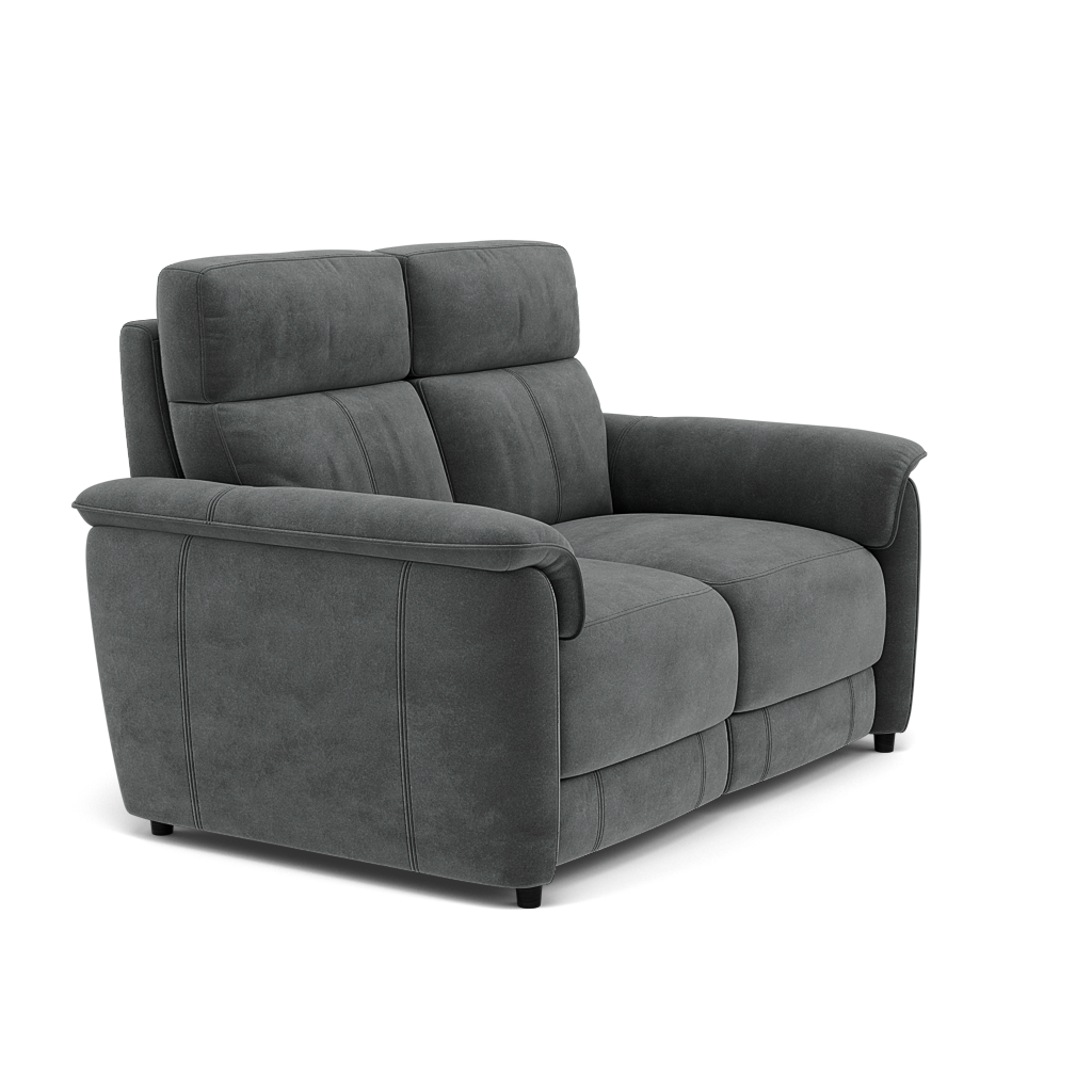 Orkney 2 Seater Sofa - 2 Seater Sofa Fabric — FAB-MEG-20  PEWTER, gallery image 1