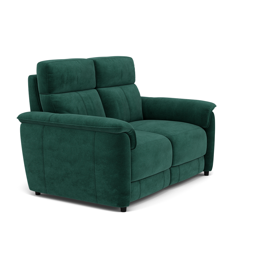 Orkney 2 Seater Sofa - 2 Seater Sofa Fabric — FAB-MEG-37  EMERALD GREEN, gallery image 1