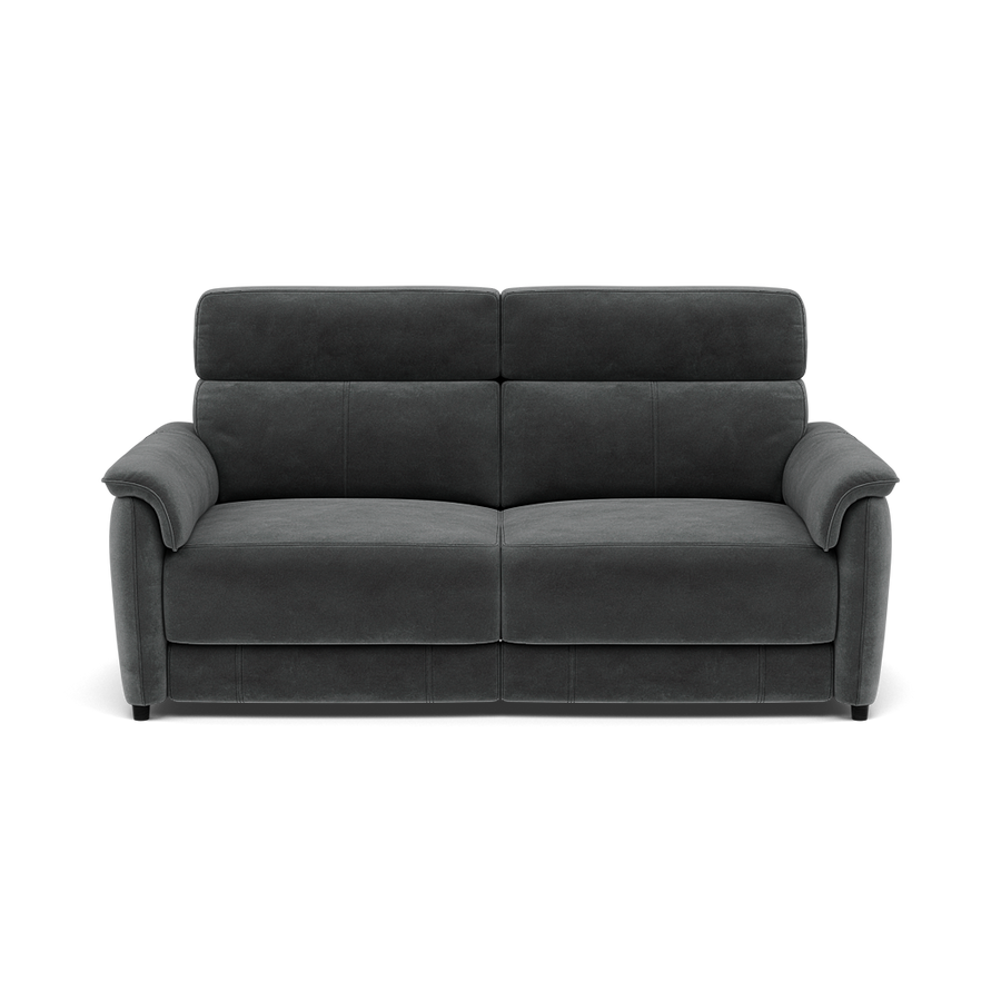 Orkney 3 Seater Recliner Sofa - 2.5 Seater Sofa with 2 Power Recliners Fabric - Power Recliner with USB Sterling Home 1 FAB-MEG-20 PEWTER