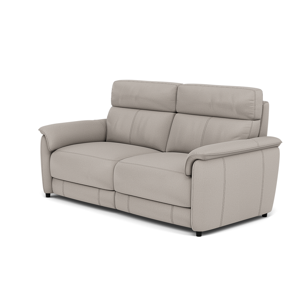 Orkney 3 Seater Sofa - 2.5 Seater Sofa Fabric — BFAMAD-02 SILVER GREY, gallery image 3