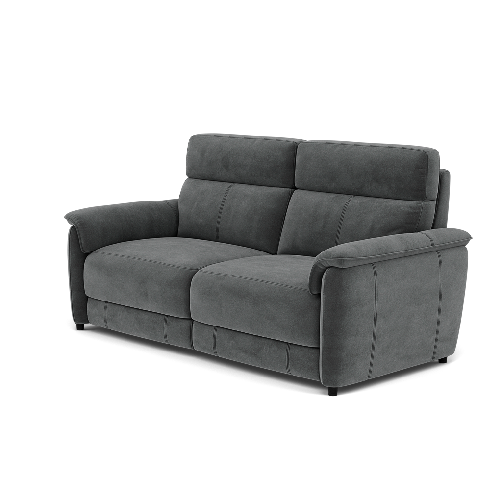 Orkney 3 Seater Sofa - 2.5 Seater Sofa Fabric — FAB-MEG-20  PEWTER, gallery image 3