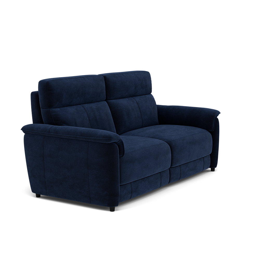 Orkney 3 Seater Sofa - 2.5 Seater Sofa Fabric — FAB-MEG-28  NAVY, gallery image 1
