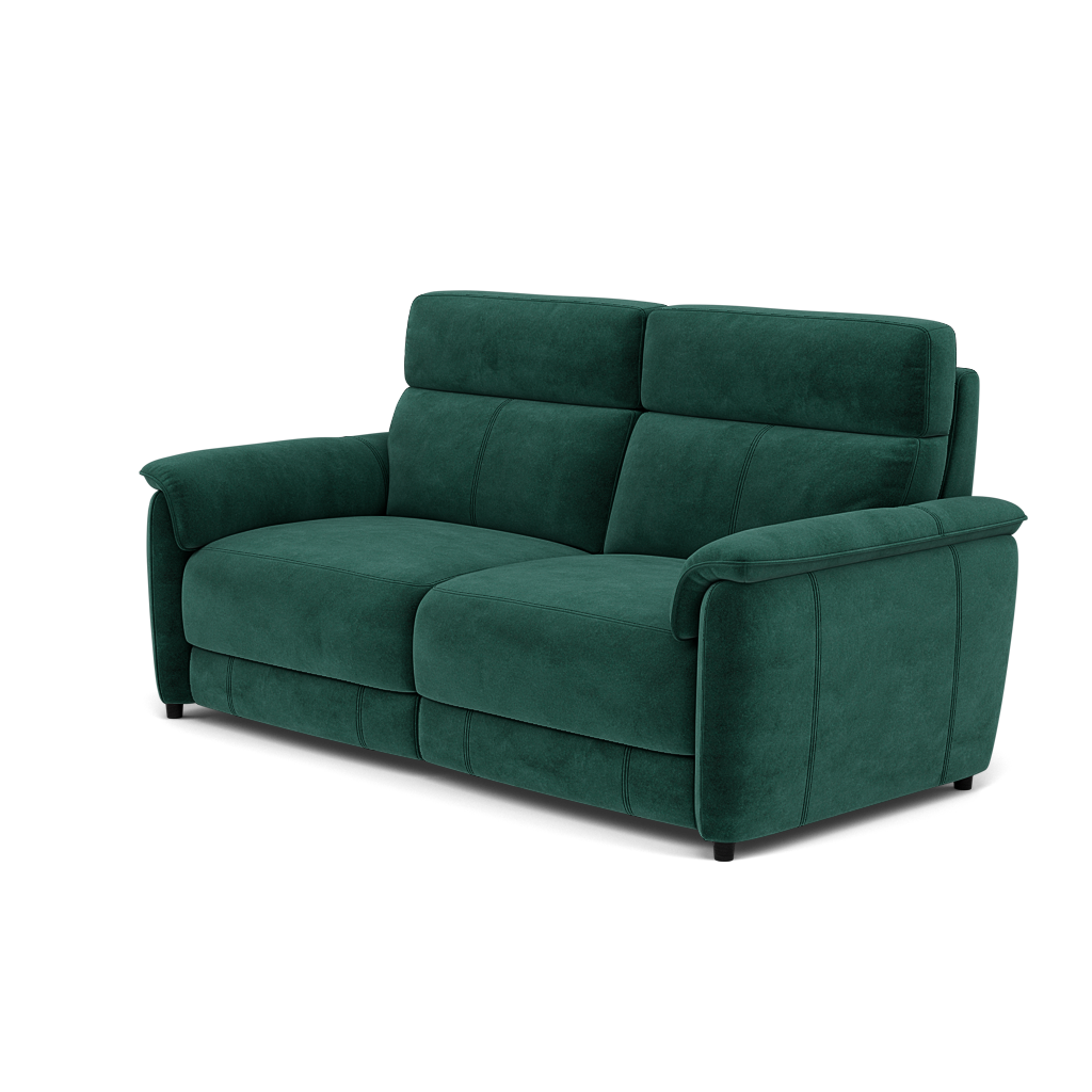 Orkney 3 Seater Sofa - 2.5 Seater Sofa Fabric — FAB-MEG-37  EMERALD GREEN, gallery image 3