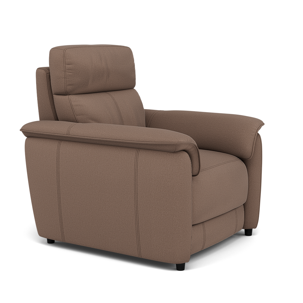 Orkney Armchair - Armchair Fabric — BFA-MAD-05 DARK TAUPE, gallery image 1