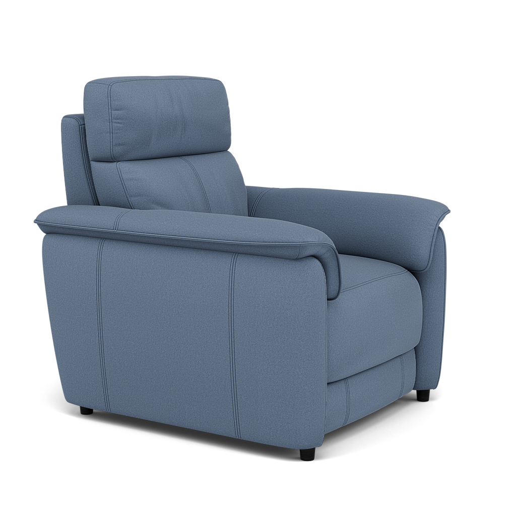Orkney Armchair - Armchair Fabric — BFA-MAD-08 PACIFIC BLUE, gallery image 1