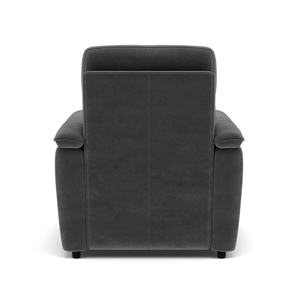 Orkney Armchair - Armchair Fabric — FAB-MEG-20  PEWTER, gallery image 2