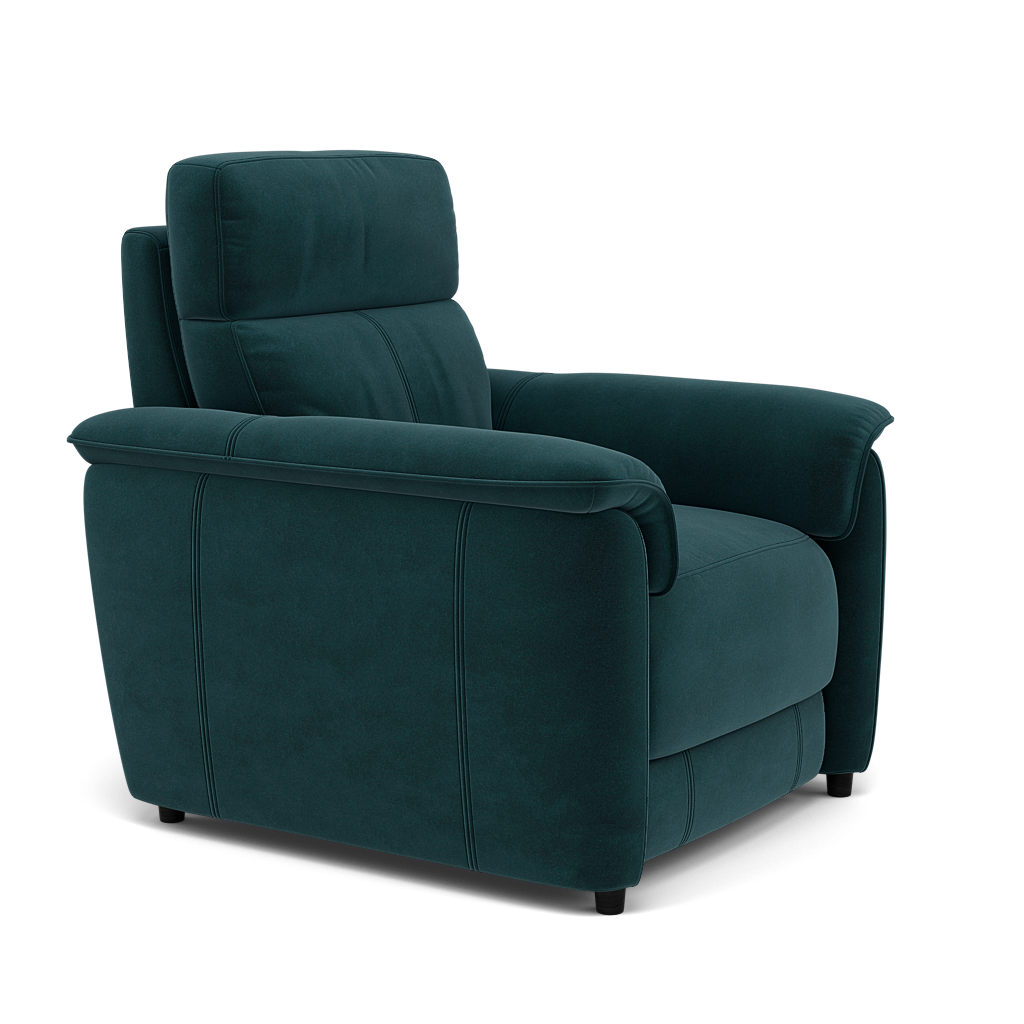 Orkney Armchair - Armchair Fabric — FAB-MEG-36  LAKE GREEN, gallery image 1