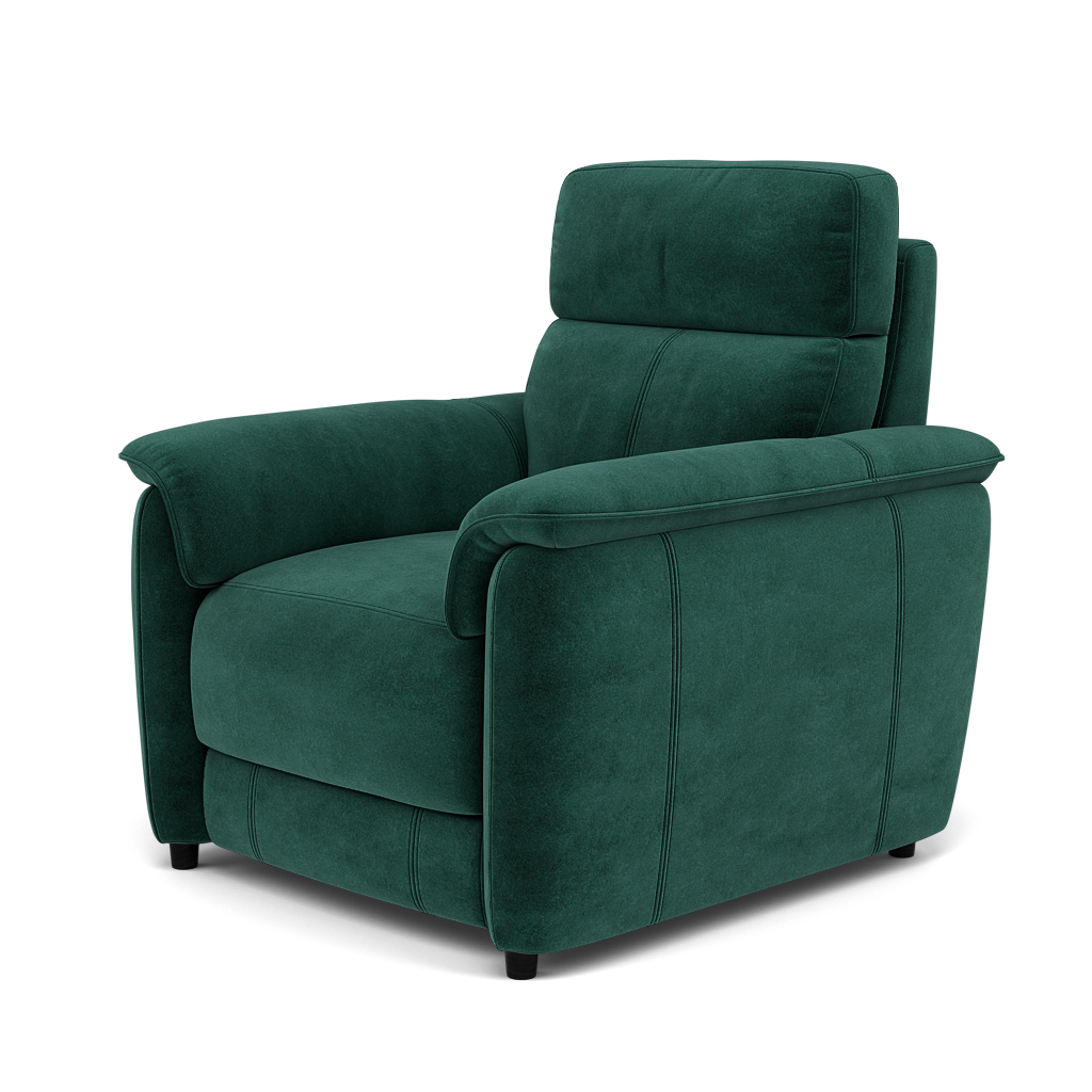 Orkney Armchair - Armchair Fabric — FAB-MEG-37  EMERALD GREEN, gallery image 3