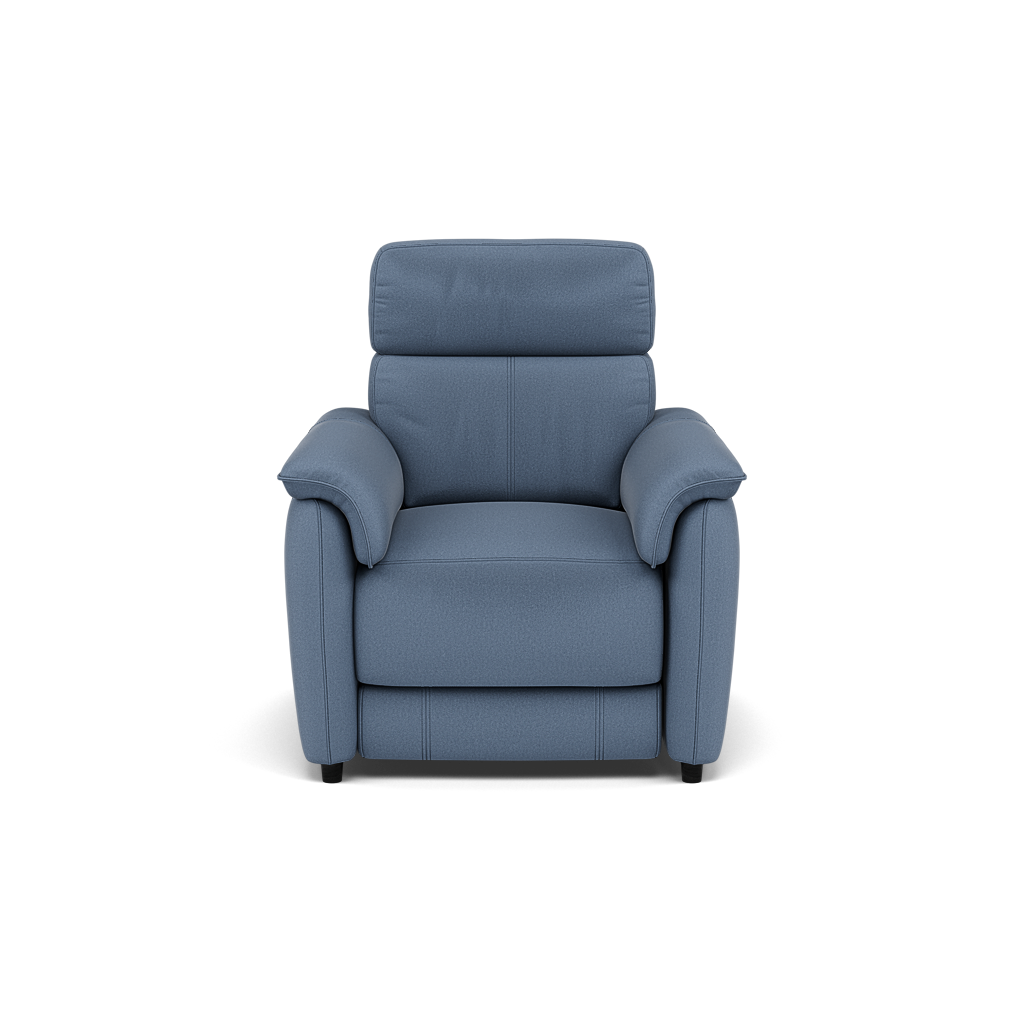 Orkney Recliner Armchair - Power Recliner Chair Fabric - Power Recliner with USB Sterling Home 4 BFA-MAD-08 PACIFIC BLUE