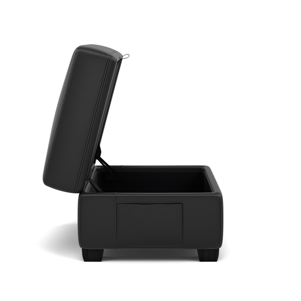 Orkney Storage Footstool - Storage footstool Cat 20S — BXS-023C BLACK, gallery image 2