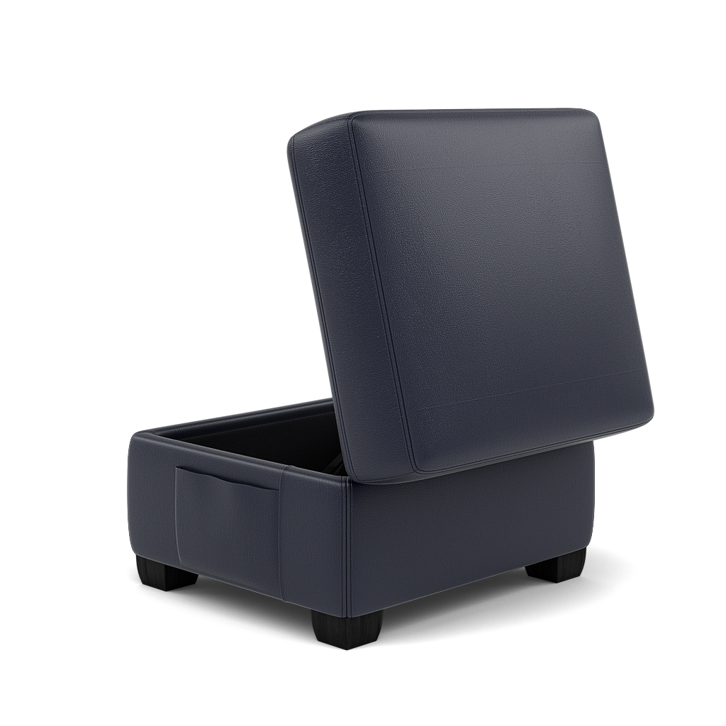 Orkney Storage Footstool - Storage footstool Cat 20S — BXS-036C NAVY, gallery image 3