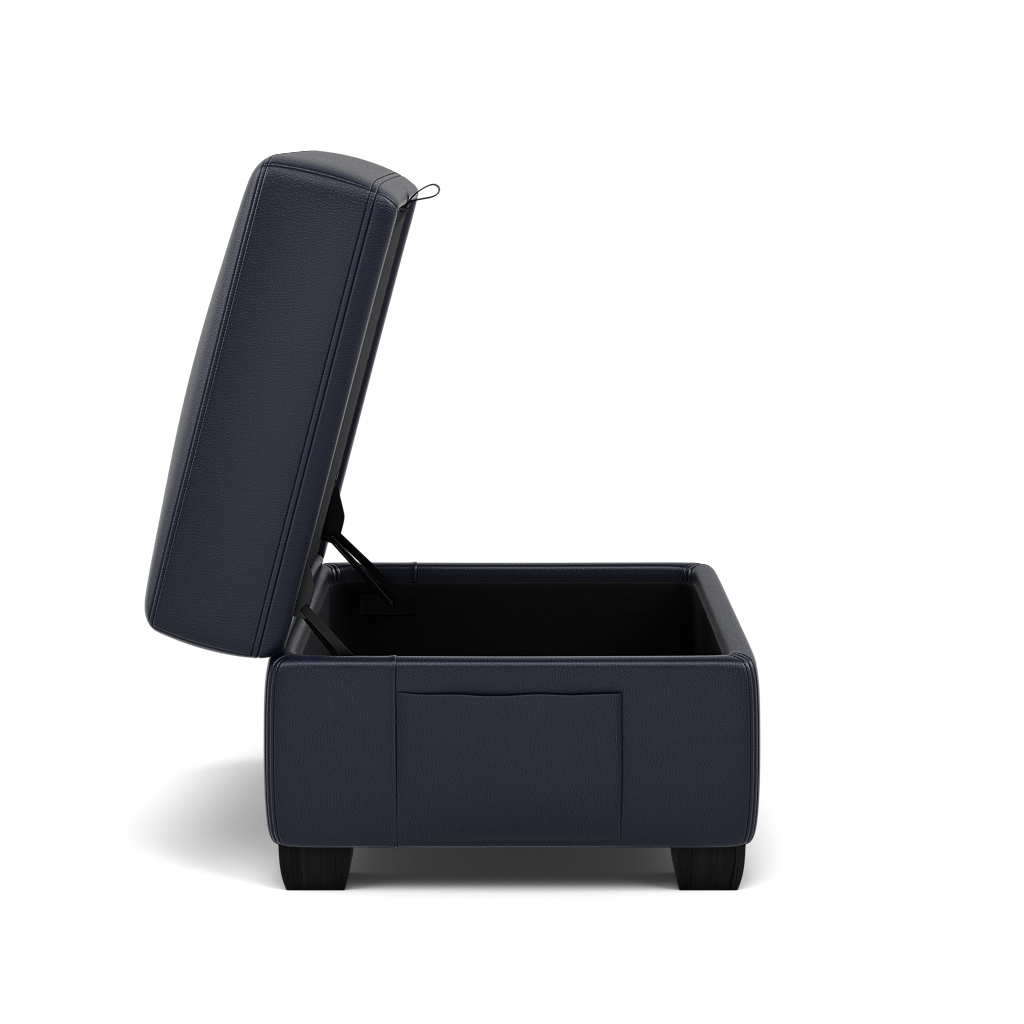 Orkney Storage Footstool - Storage footstool Cat 20S — BXS-036C NAVY, gallery image 2