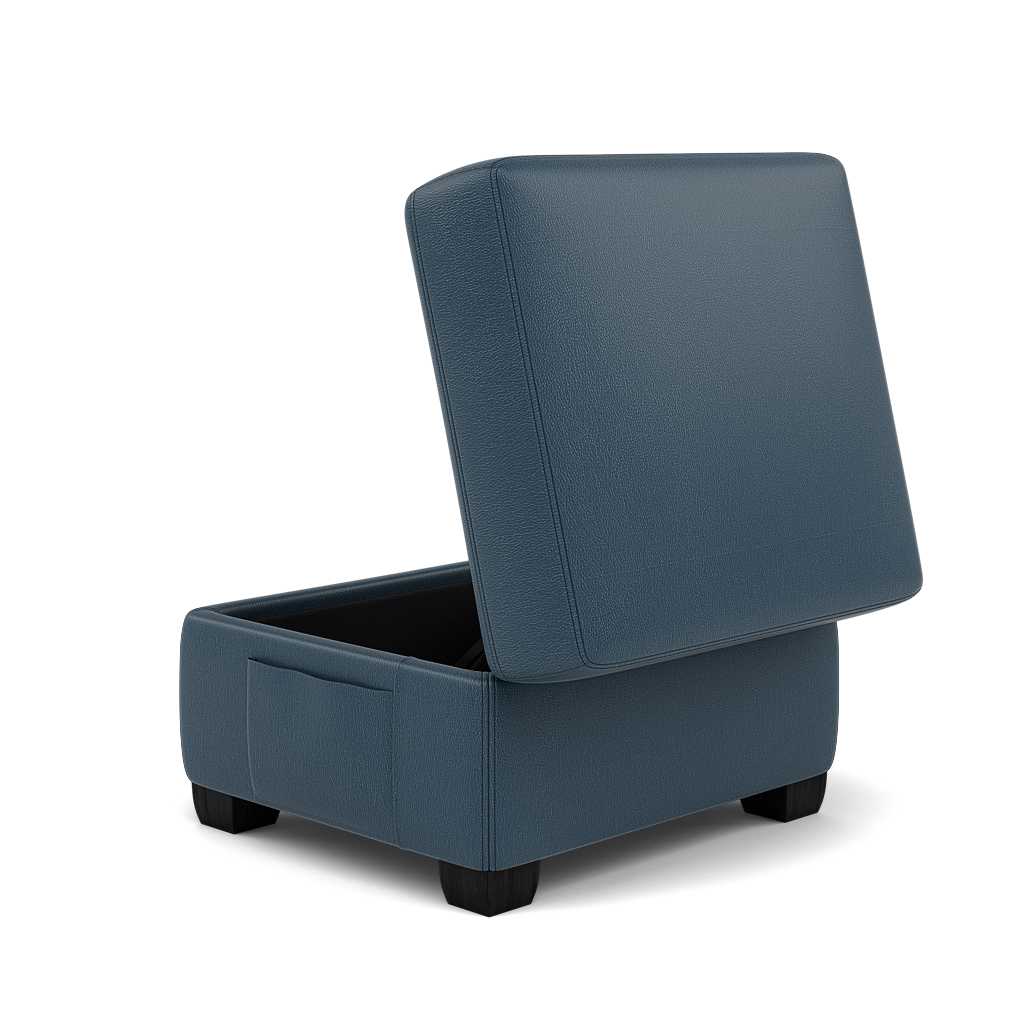 Orkney Storage Footstool - Storage footstool Cat 20S — BXS-313E OCEAN BLUE, gallery image 3