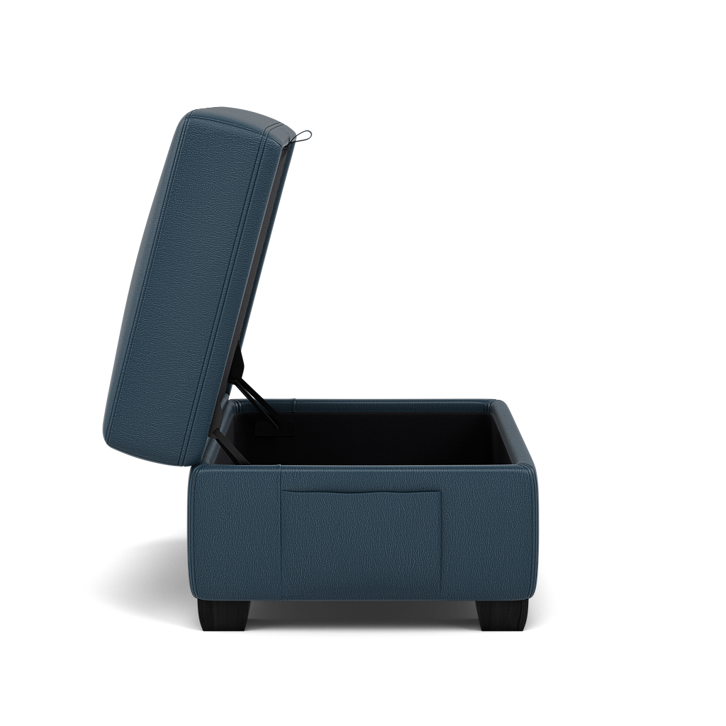 Orkney Storage Footstool - Storage footstool Cat 20S — BXS-313E OCEAN BLUE, gallery image 2