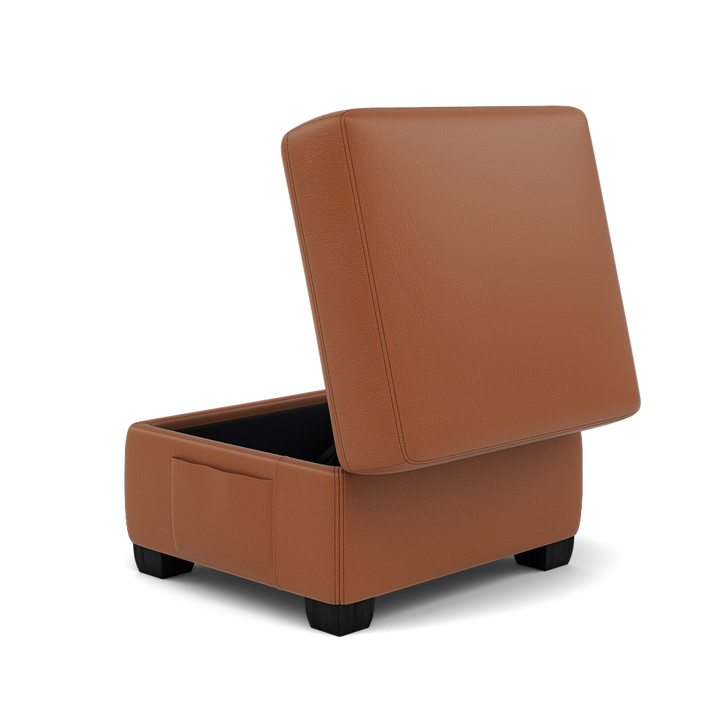 Orkney Storage Footstool - Storage footstool Cat 20S — BXS-334E PECAN BROWN, gallery image 3