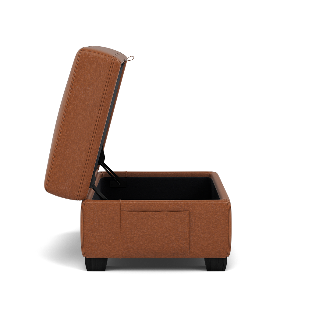 Orkney Storage Footstool - Storage footstool Cat 20S — BXS-334E PECAN BROWN, gallery image 2