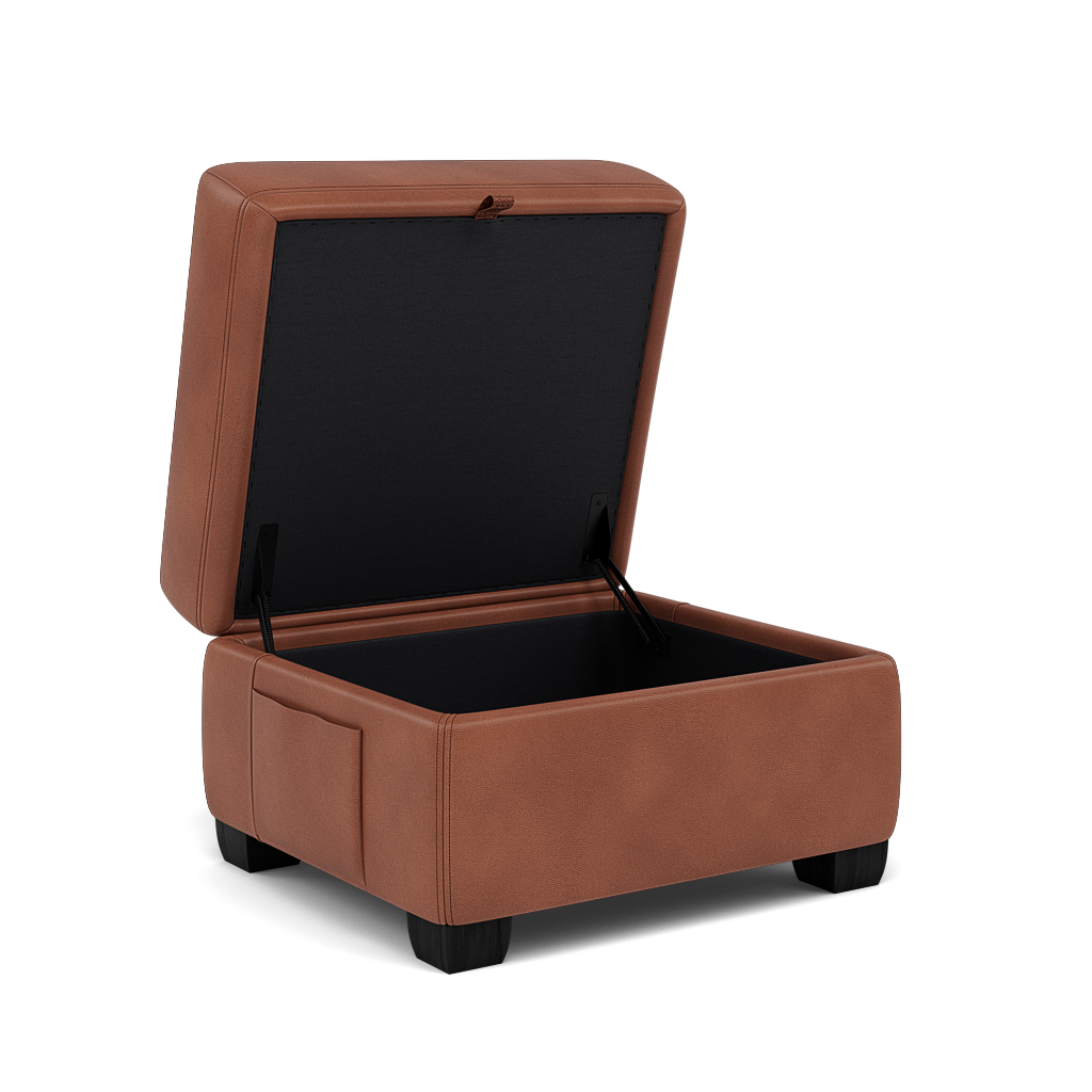 Orkney Storage Footstool - Storage footstool Cat 20S — TOS-376E BRANDY, gallery image 1