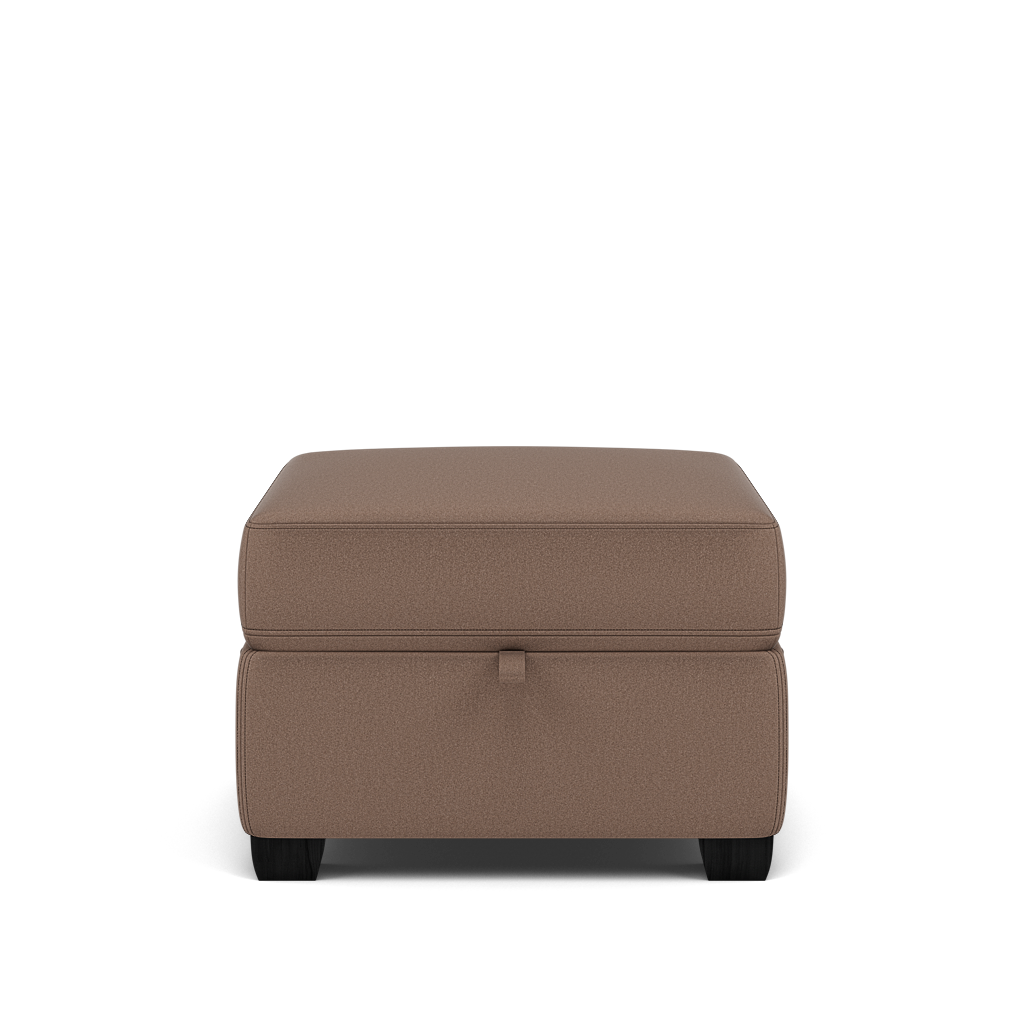 Orkney Storage Footstool - Storage footstool Fabric Footstools Sterling Home 4 BFA-MAD-05 DARK TAUPE