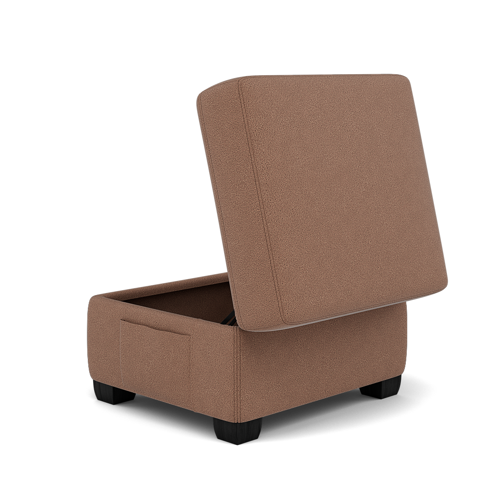 Orkney Storage Footstool - Storage footstool Fabric — BFA-BLJ-04 TOBACCO, gallery image 3