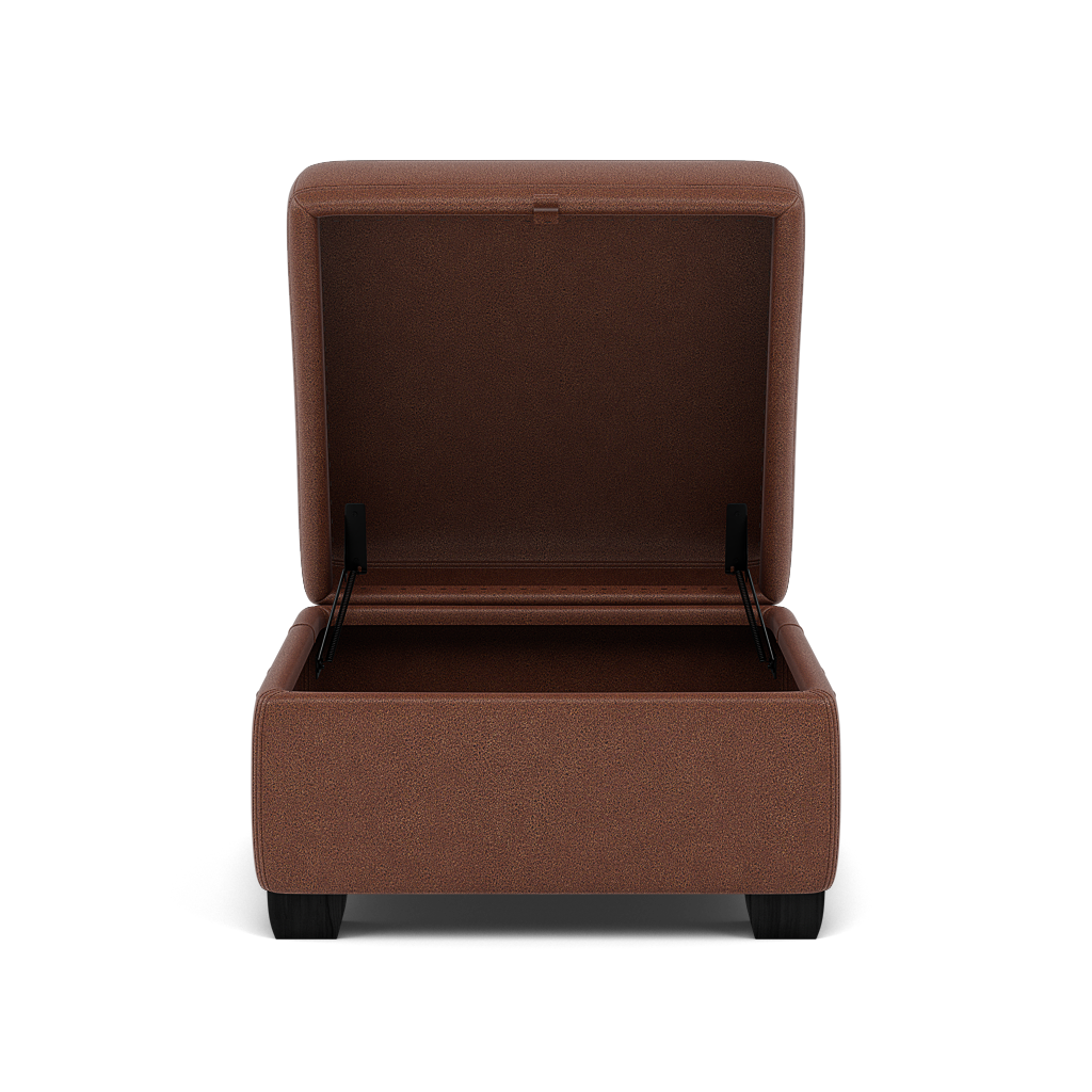 Orkney Storage Footstool - Storage footstool Fabric Footstools Sterling Home 10 BFA-BLJ-05 HAZELNUT