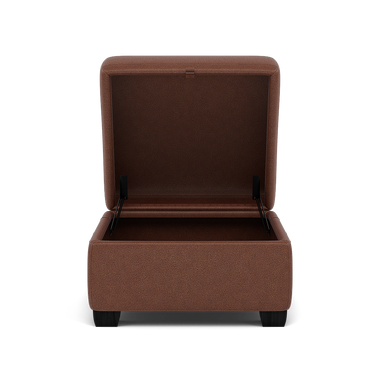 Orkney Storage Footstool - Storage footstool Fabric Footstools Sterling Home 10 BFA-BLJ-05 HAZELNUT