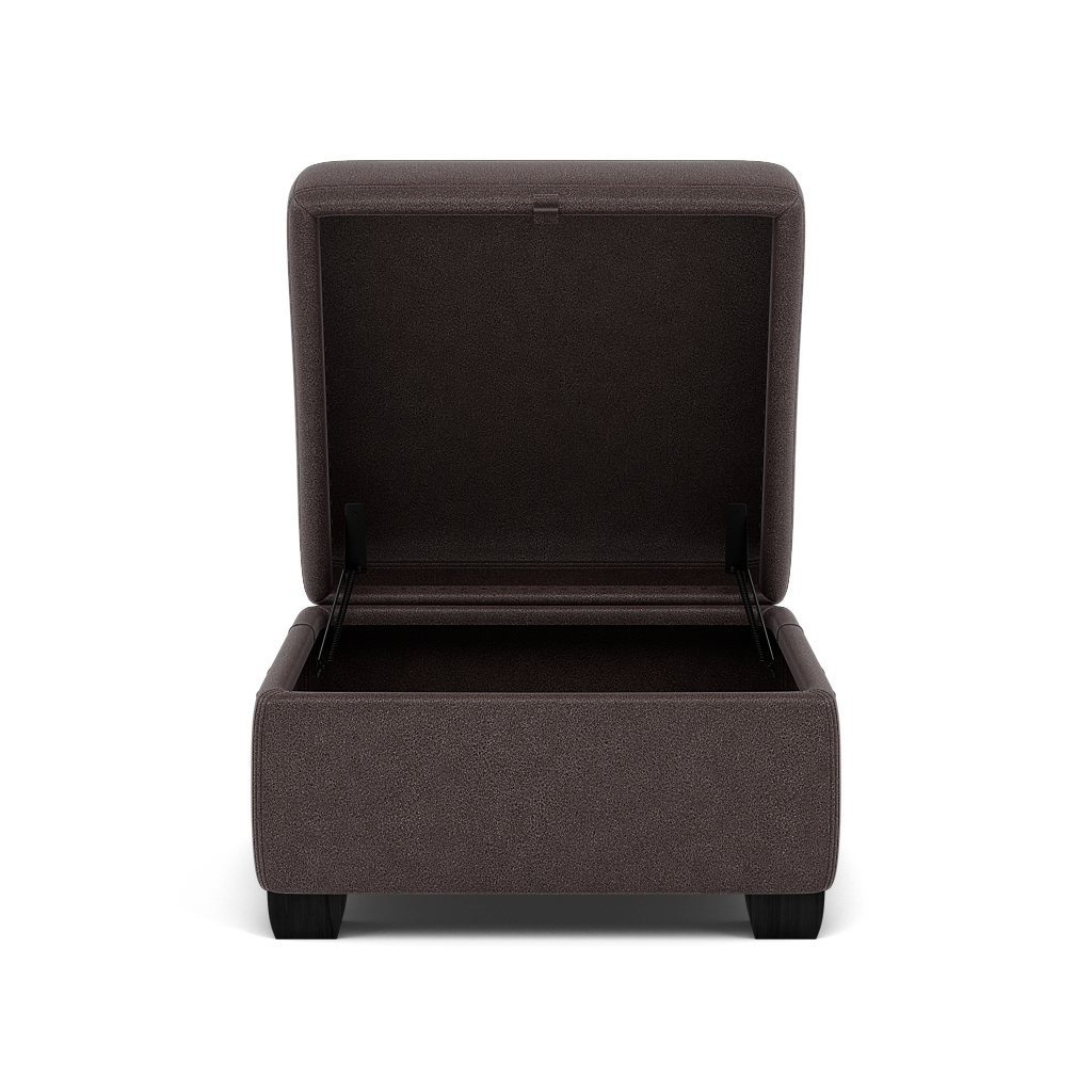 Orkney Storage Footstool - Storage footstool Fabric Footstools Sterling Home 8 BFA-BLJ-088 CHARCOAL GREY