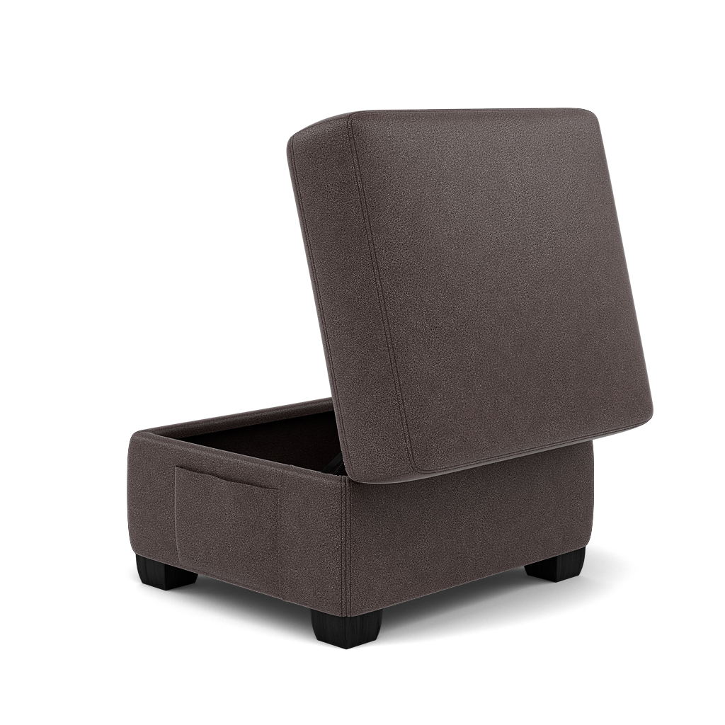 Orkney Storage Footstool - Storage footstool Fabric — BFA-BLJ-088 CHARCOAL GREY, gallery image 3