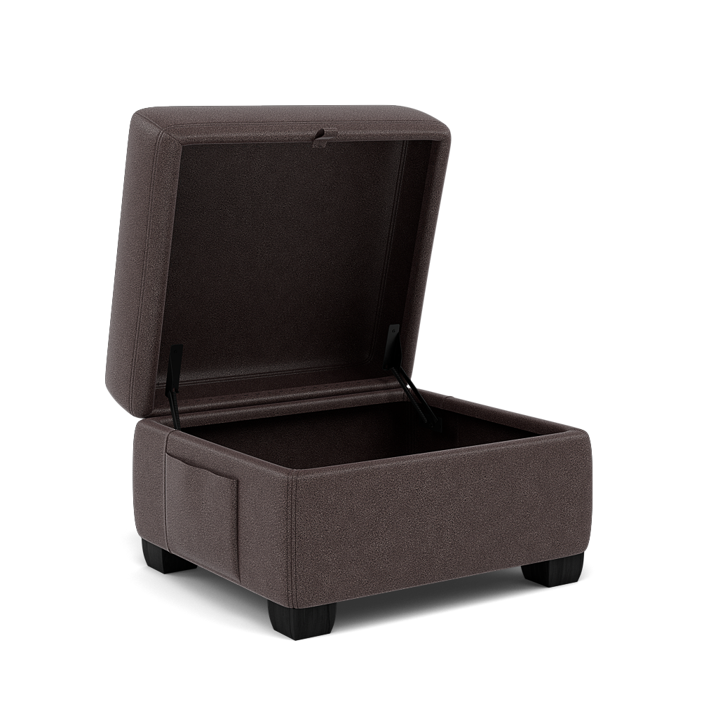 Orkney Storage Footstool - Storage footstool Fabric — BFA-BLJ-088 CHARCOAL GREY, gallery image 1