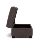 Orkney Storage Footstool - Storage footstool Fabric — BFA-BLJ-088 CHARCOAL GREY, gallery image 2
