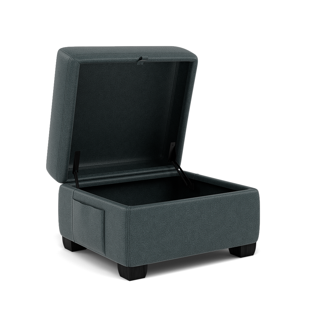 Orkney Storage Footstool - Storage footstool Fabric — BFA-BLJ-2047 LAKE GREEN, gallery image 1