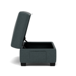Orkney Storage Footstool - Storage footstool Fabric — BFA-BLJ-2047 LAKE GREEN, gallery image 2