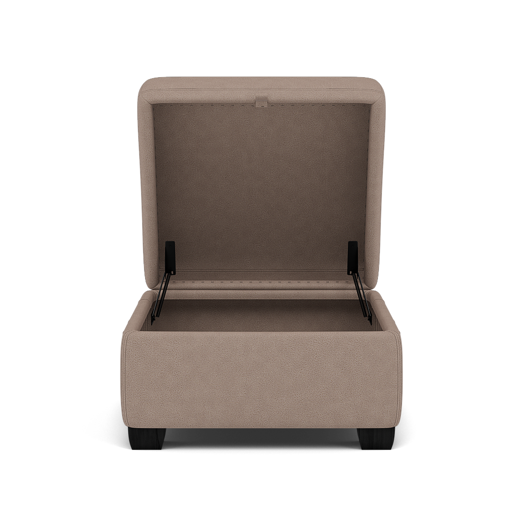 Orkney Storage Footstool - Storage footstool Fabric Footstools Sterling Home 7 BFA-BLJ-946 SILVER GREY