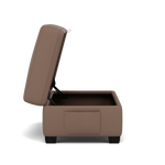 Orkney Storage Footstool - Storage footstool Fabric — BFA-MAD-05 DARK TAUPE, gallery image 2