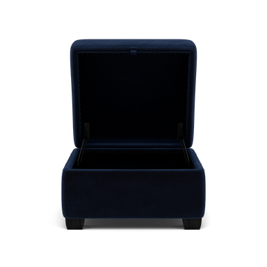 Orkney Storage Footstool - Storage footstool Fabric Footstools Sterling Home 14 FAB-MEG-28 NAVY