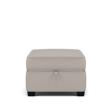 Orkney Storage Footstool - Storage footstool Fabric Footstools Sterling Home 1 BFAMAD-02 SILVER GREY