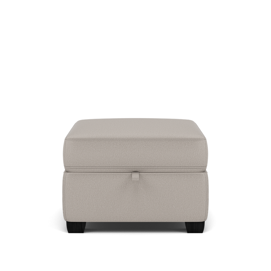 Orkney Storage Footstool - Storage footstool Fabric Footstools Sterling Home 1 BFAMAD-02 SILVER GREY