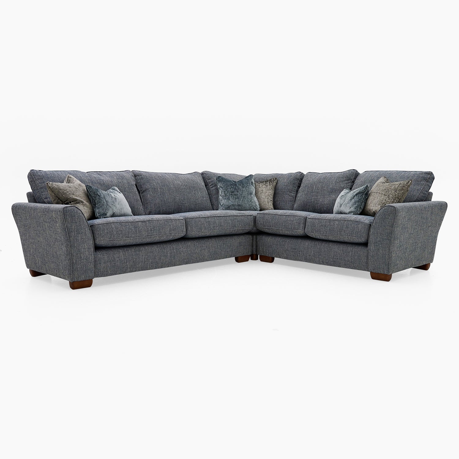Oundle Corner Sofa - Corner Group Hem Fabric Sofas Sterling Home 1