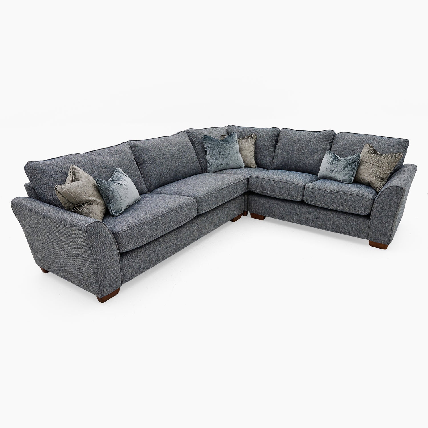 Oundle Corner Sofa - Corner Group Hem Fabric Sofas Sterling Home 5