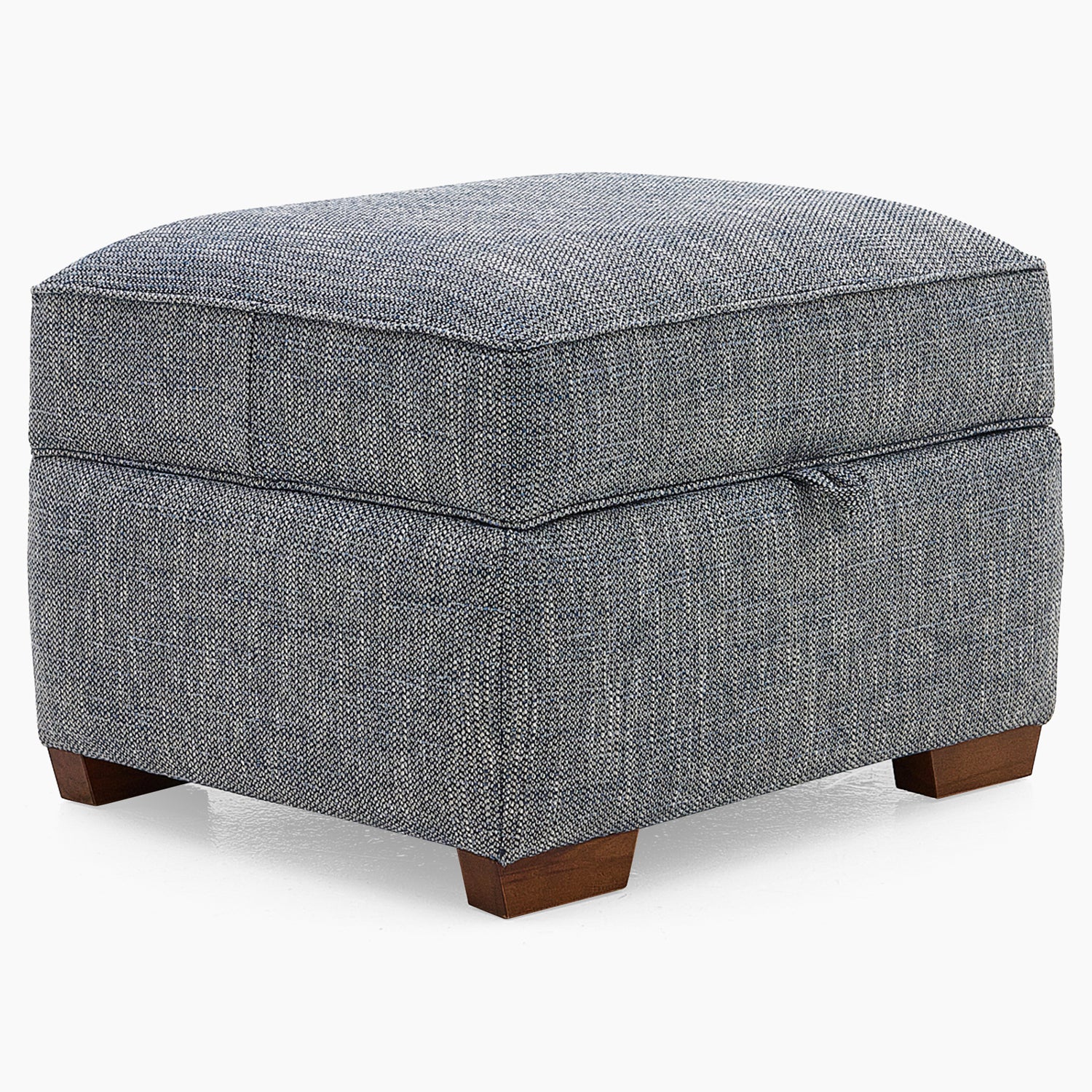 Oundle Storage Footstool - Storage Stool Hem Fabric Footstools Sterling Home 3