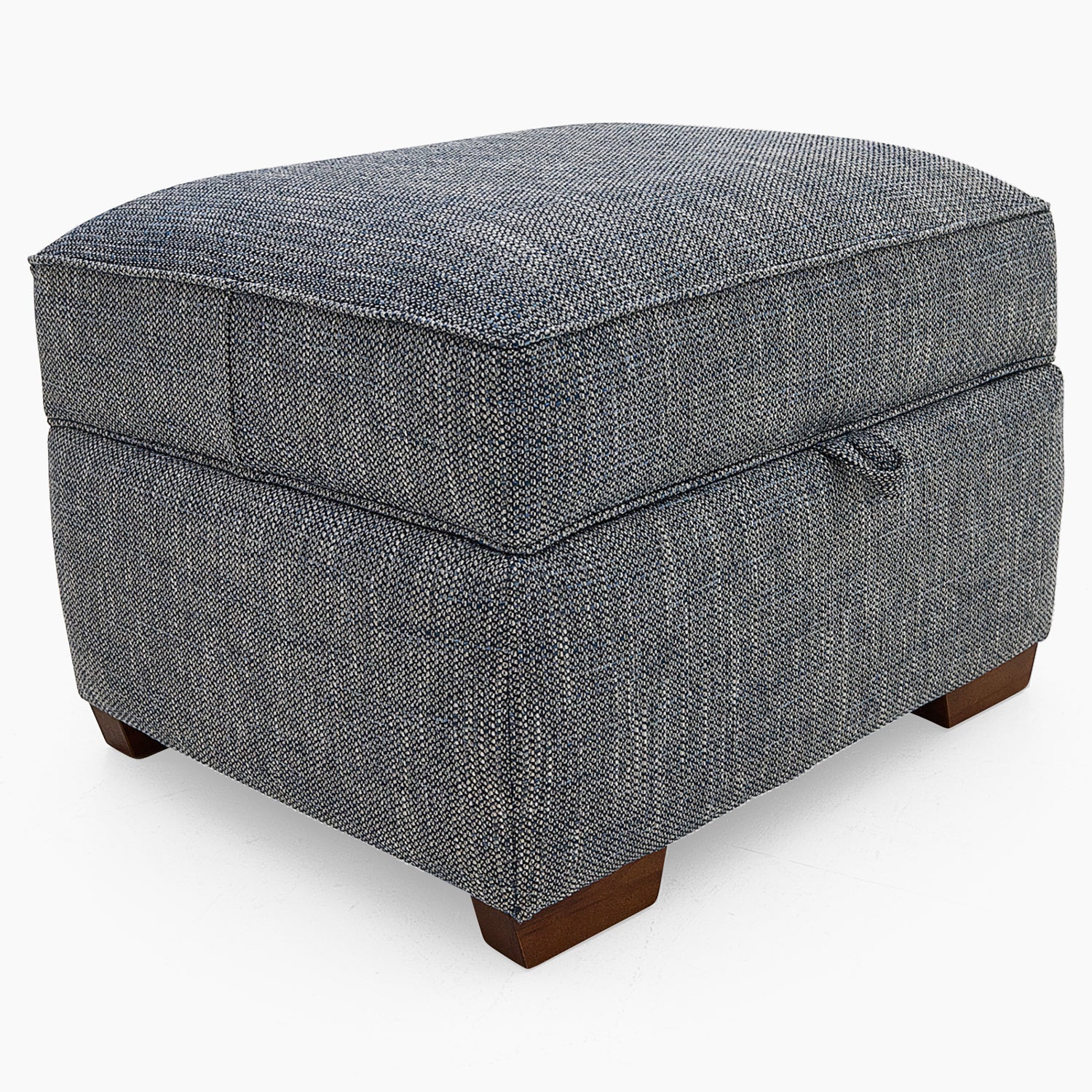 Oundle Storage Footstool - Storage Stool Hem Fabric Footstools Sterling Home 6