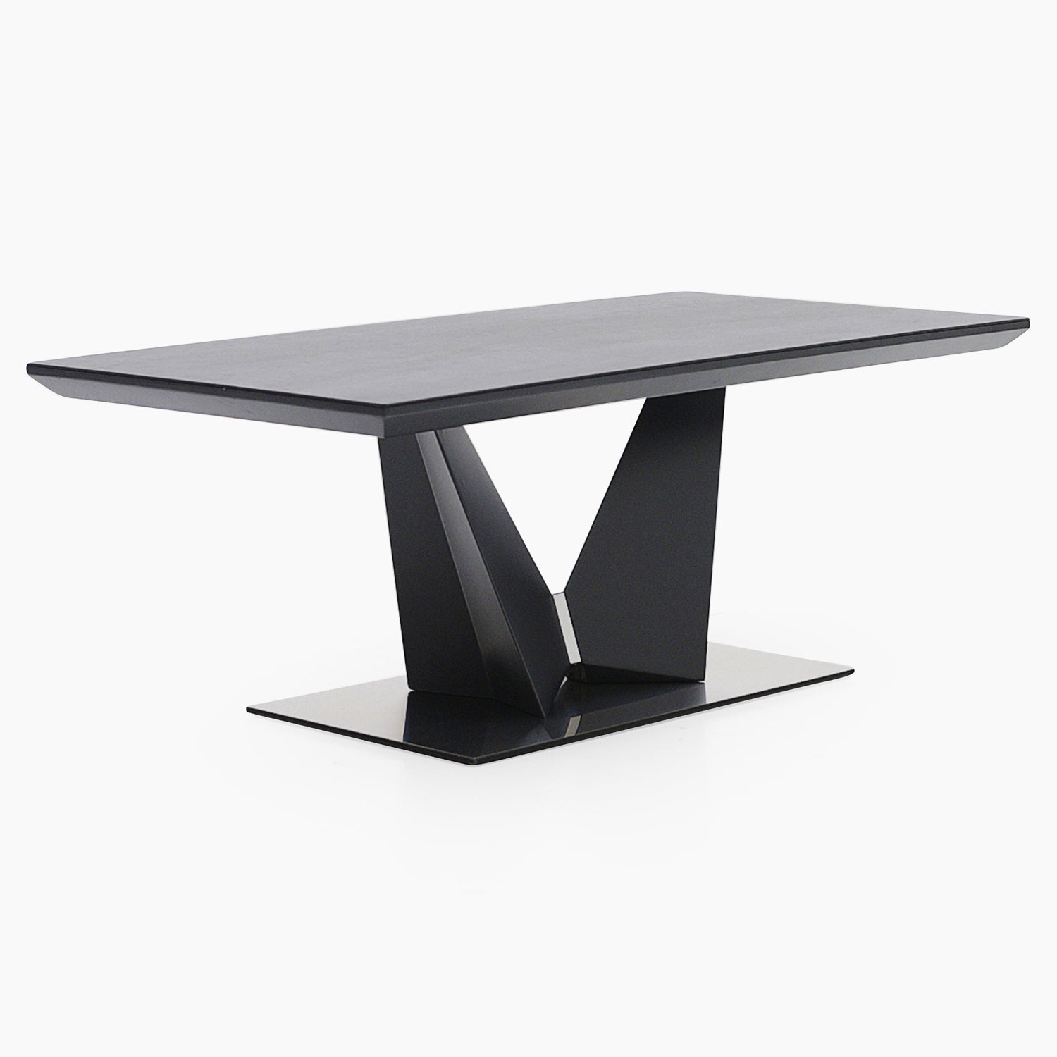 Palermo Coffee Table - Coffee Table Slate Grey Ceramic / Dark Grey Tables Sterling Home 2