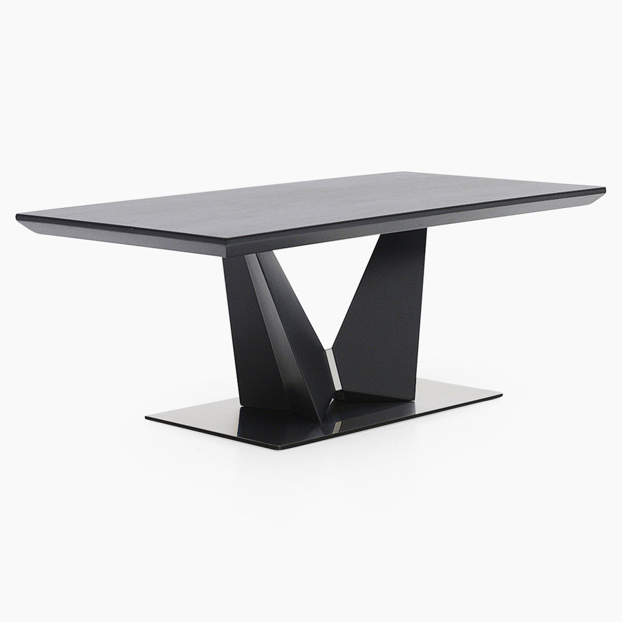 Palermo Coffee Table - Coffee Table Slate Grey Ceramic / Dark Grey Tables Sterling Home 2