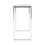 Paloma Console Table - Console Table Clear Glass/Chrome Tables Sterling Home 6