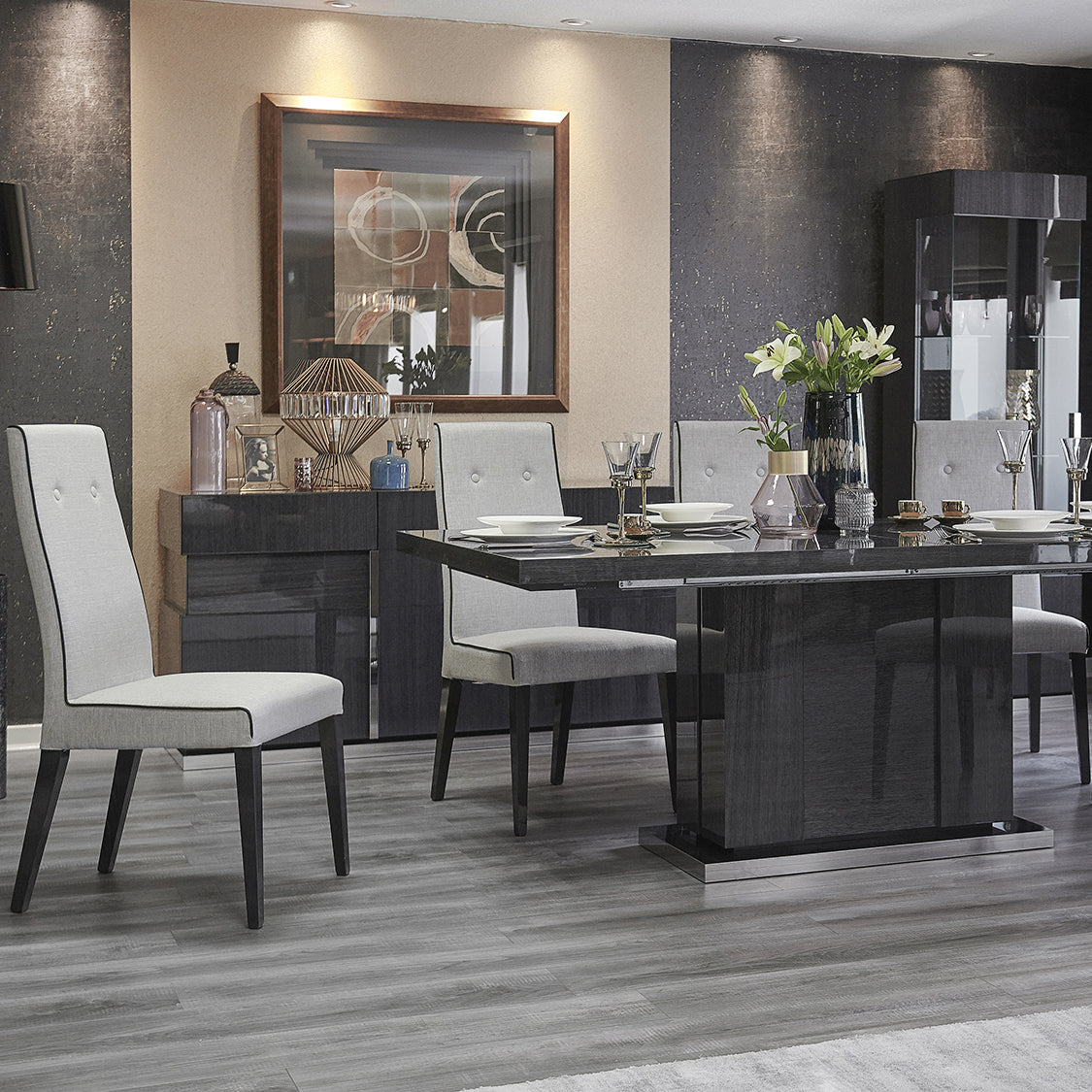 Pesaro 3 Door Sideboard - 3 Door Buffet Storage Sterling Home 2