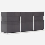 Pesaro 3 Door Sideboard - 3 Door Buffet Storage Sterling Home 5