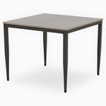 Phase Side Table - End Table Latte Tones (Buwen) Matt Ceramic / Warm Brown Metal Frame Tables Sterling Home 1
